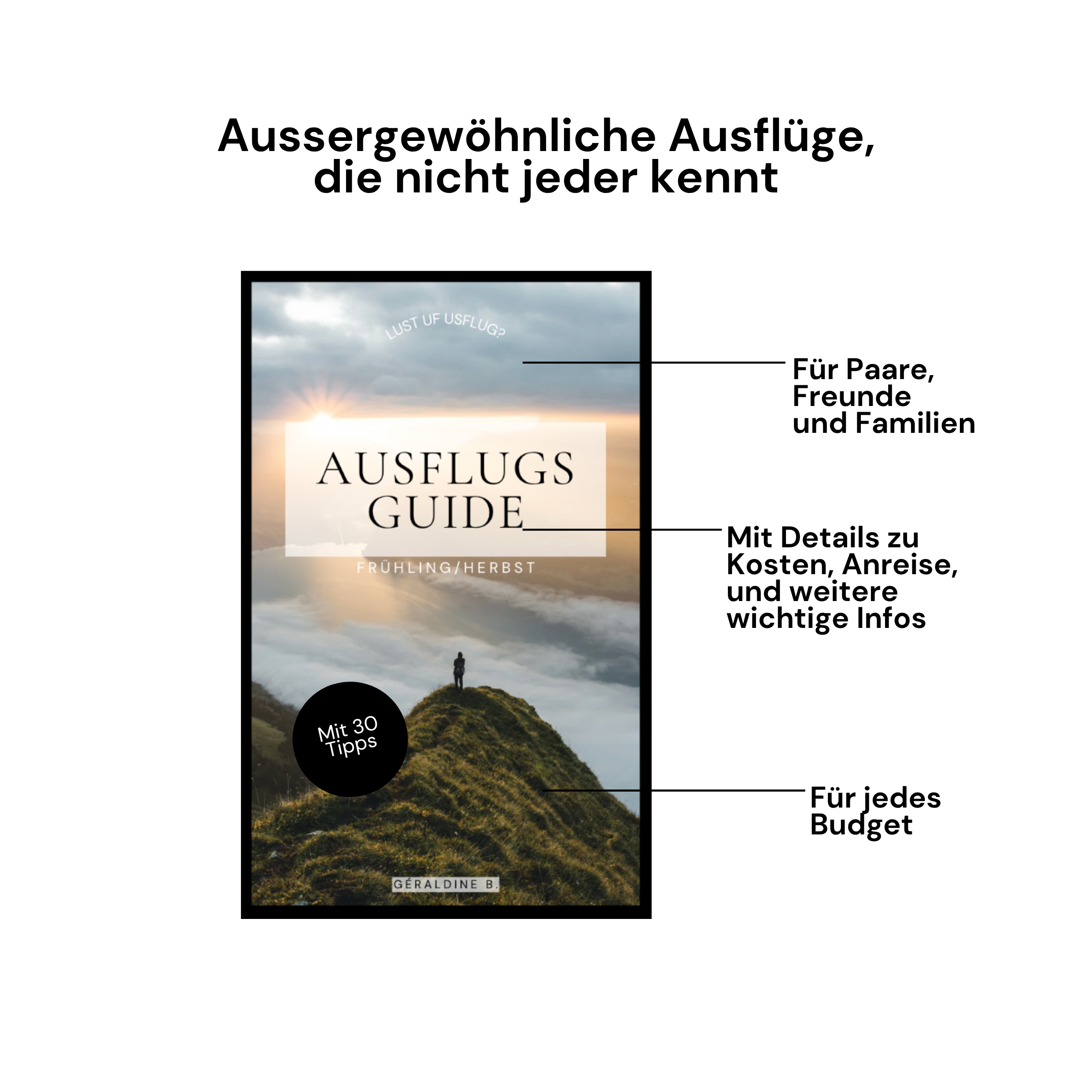 Schweizer Ausflugs-Guide Herbst/Frühling E-Book
