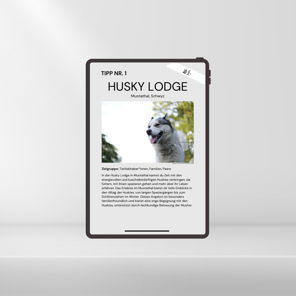 Schweizer Ausflugs-Guide Herbst/Frühling E-Book